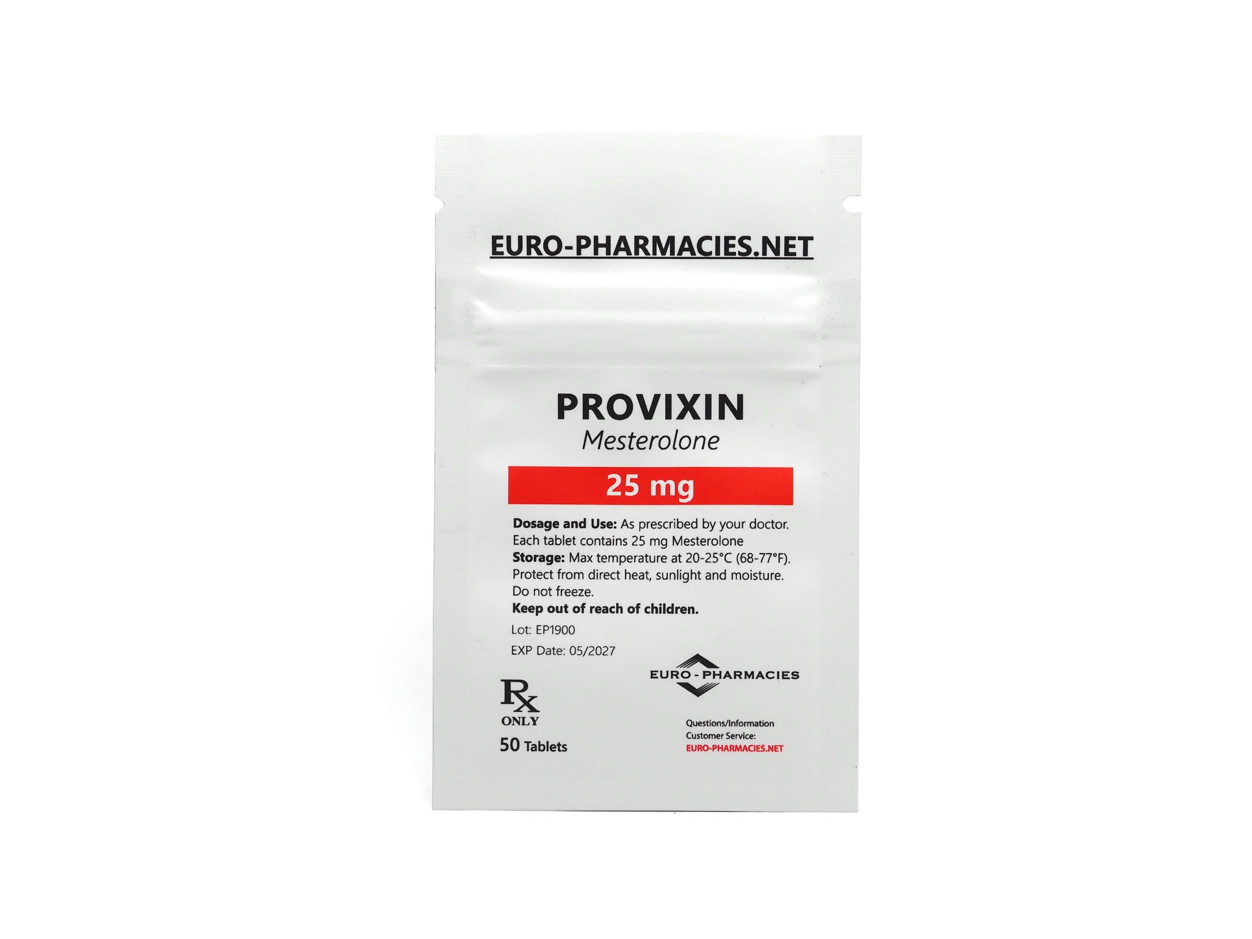 Las farmacias Europharmacies ofrecen Provixin (Proviron).