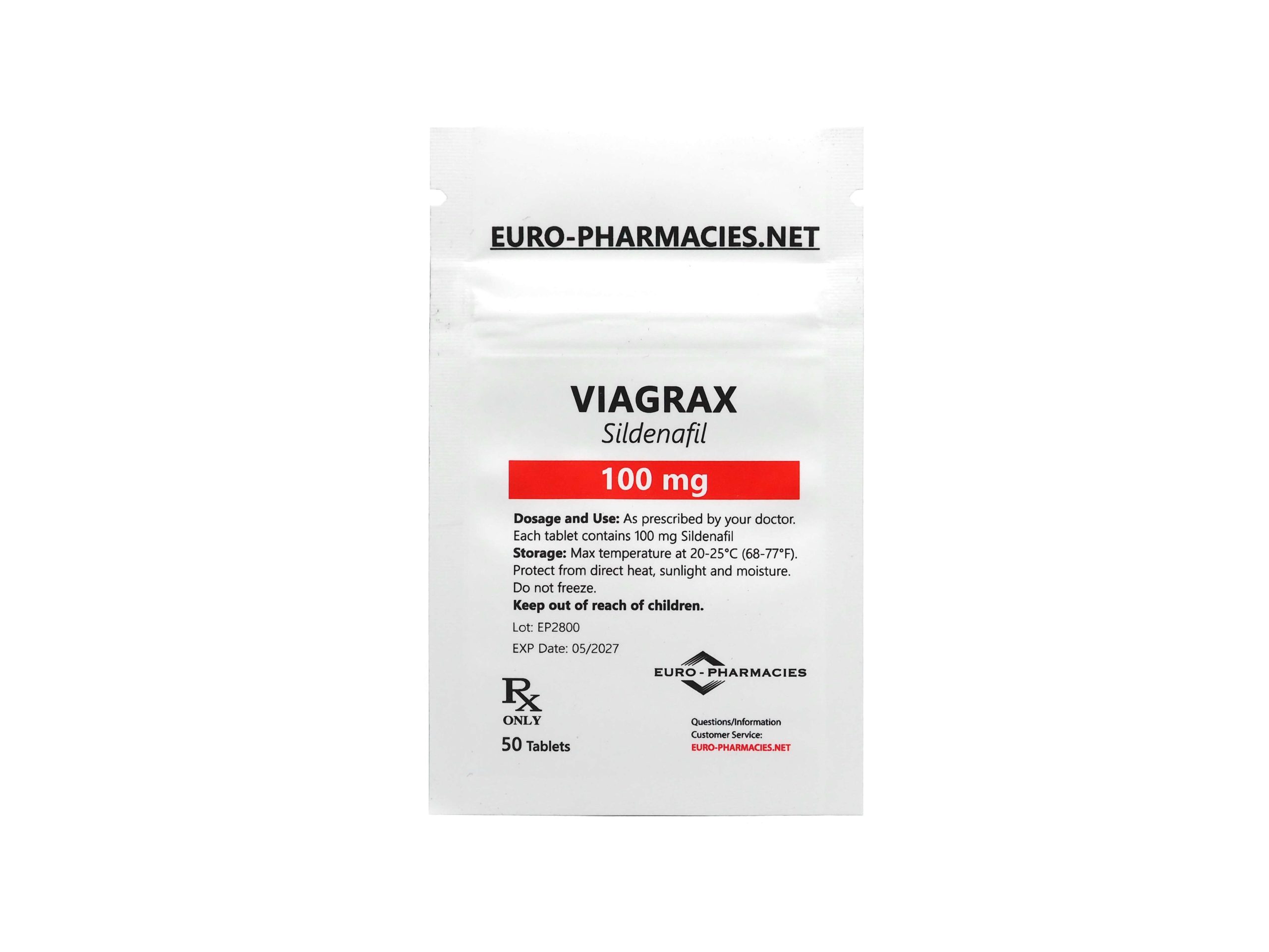 Europharmacies ofrece Viagrax (Sildenafil)