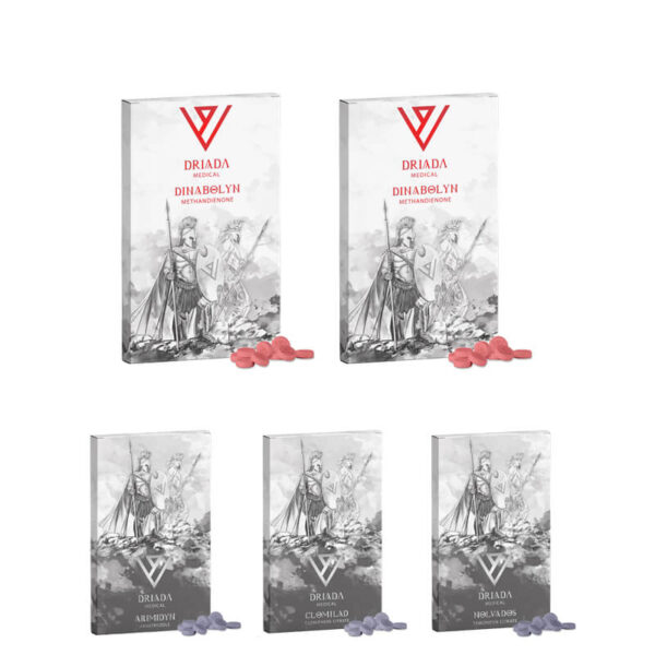Paquete de aumento de volumen de 6 semanas Dianabol Driada Medical