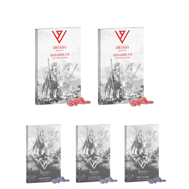 Paquete de aumento de volumen de 6 semanas Dianabol Driada Medical