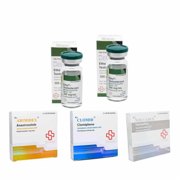 Paquete de aumento de volumen de 8 semanas, enantato de testosterona, Beligas World