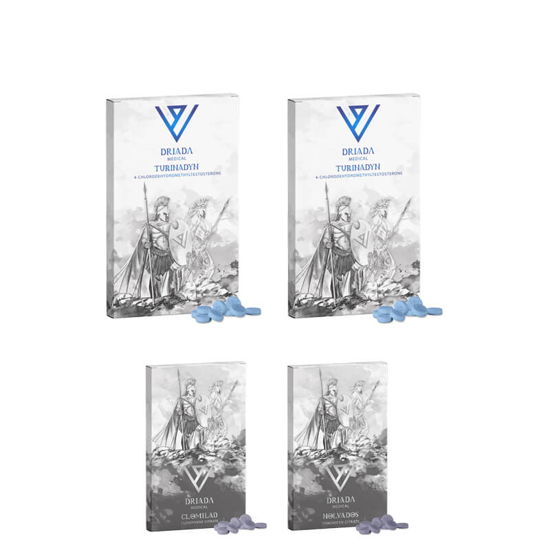 Pack Turinabol para aumentar masa muscular magra Driada Medical, 6 semanas