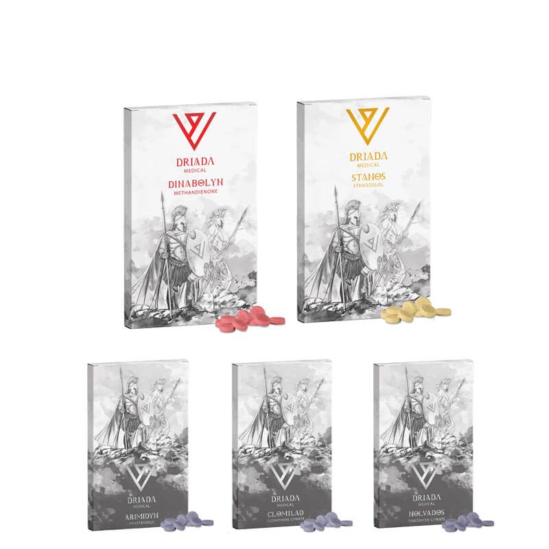 Empaque de masa magra 4 semanas Dianabol Winstrol Driada Medical
