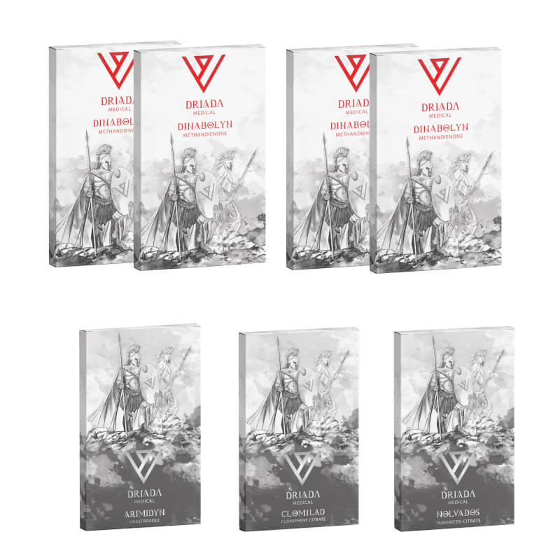 Paquete de Dianabol Oral PCT de 8 semanas para ganar masa muscular de Driada Medical