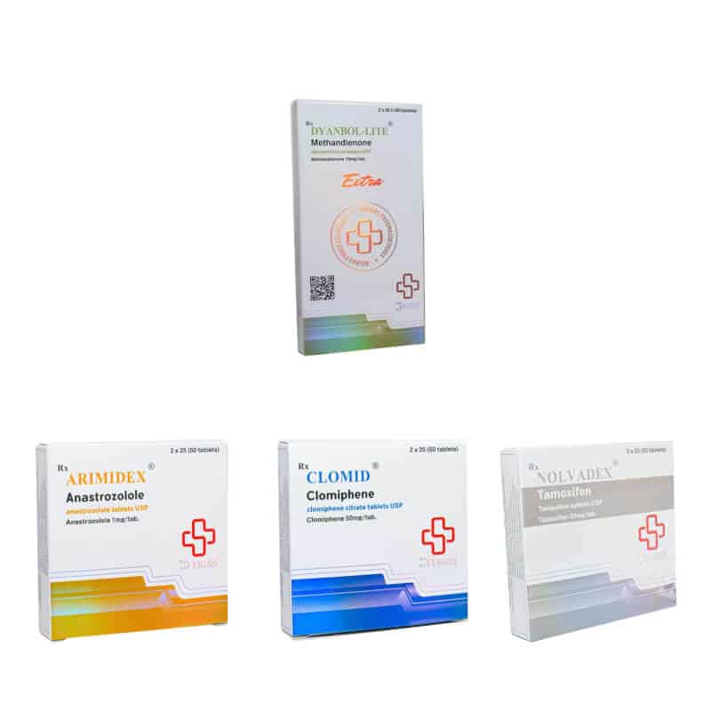 Pack para ganar masa muscular (oral) Dianabol + Protección + PCT (4 semanas) Beligas Pharmaceuticals International