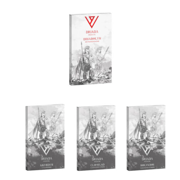 Pack para ganar masa muscular (oral) Dianabol + Protección + PCT (4 semanas) Driada Medical