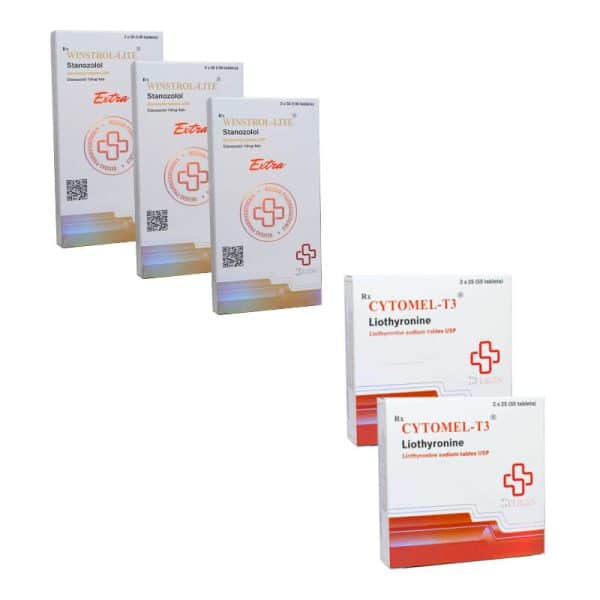Esteroides orales en envase seco de estanozolol + T3 Cytomel (8 semanas) Beligas Pharmaceuticals International