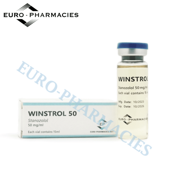Winstrol 50 mg/ml, vial de 15 ml, farmacias europeas de EE. UU.