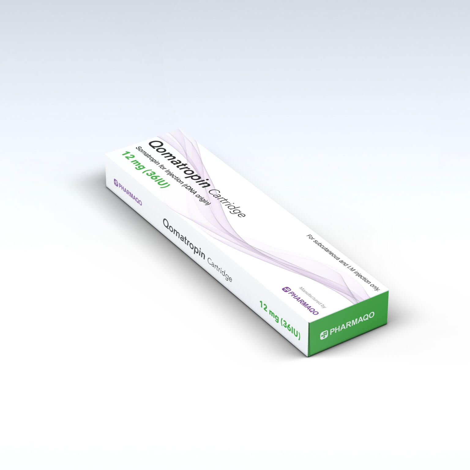 cartucho de qomatropina 12 mg 36 UI