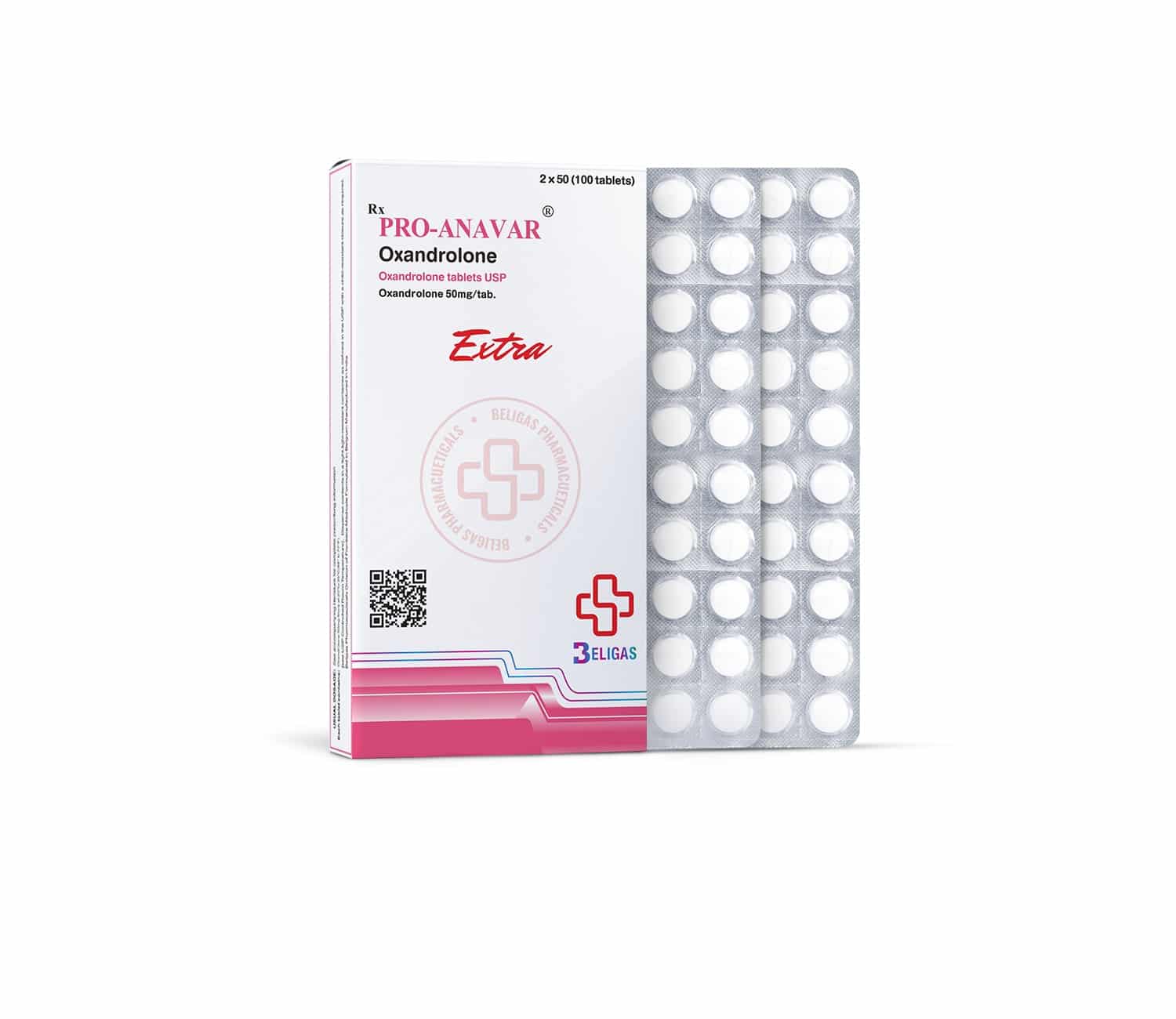 Pro Anavar 50 mg 100 comprimidos beligas