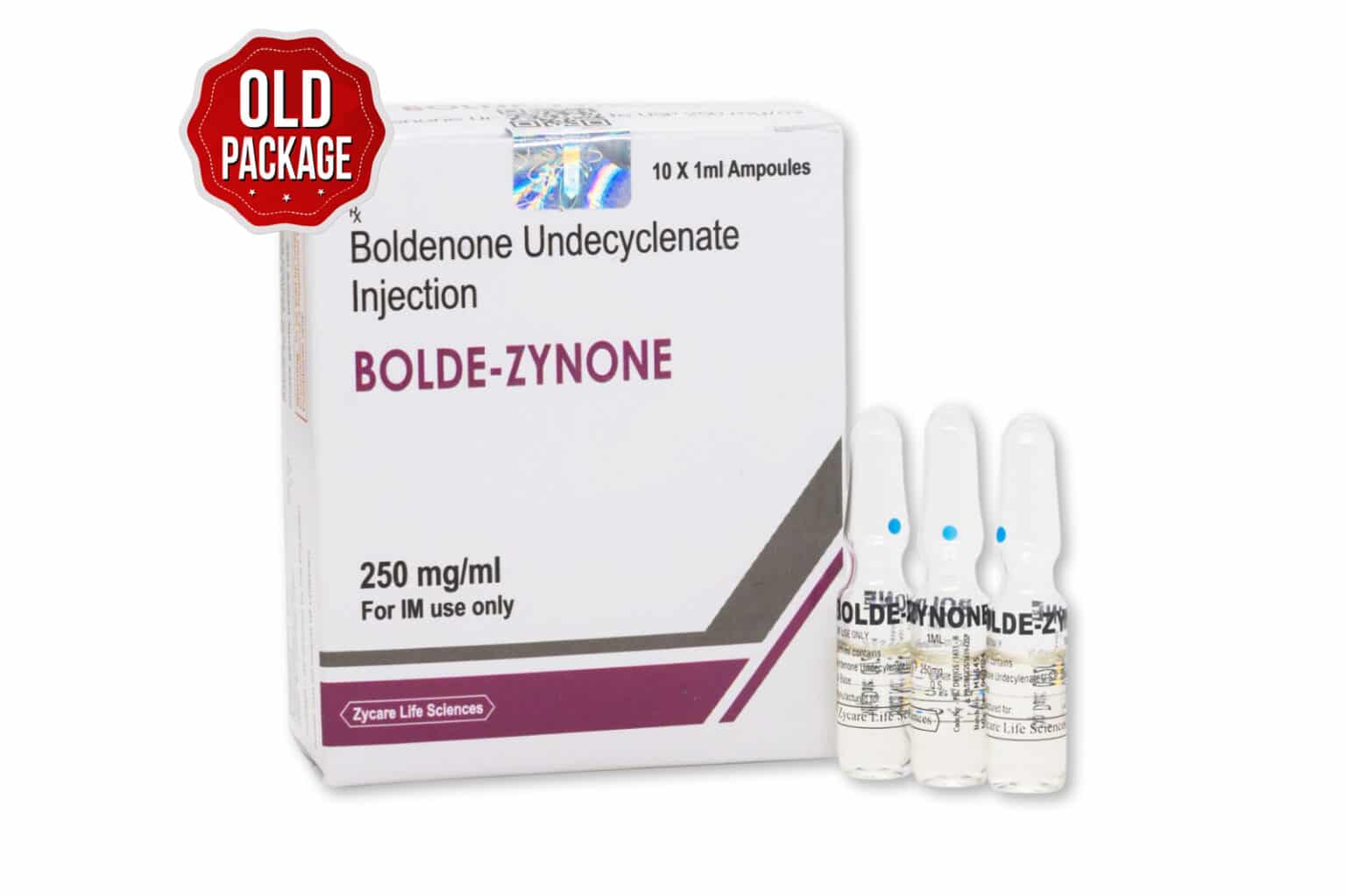 BOLDE ZYNONE Boldenona Undecilenato Inj. 250 mg 1×10 1