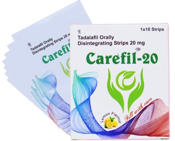 Carefill 20 mg ODS Tadalafilo ODS 100 comprimidos Farmacia UE