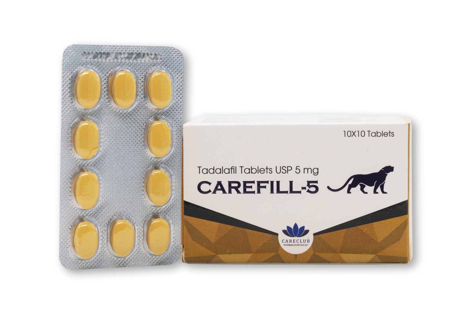 Carefill 5 mg Tadalafilo 100 comprimidos Farmacia UE