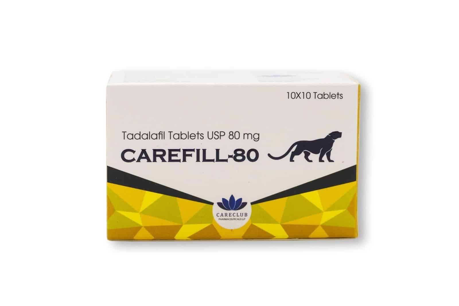 Carefill 80 mg Tadalafilo 100 comprimidos Farmacia UE