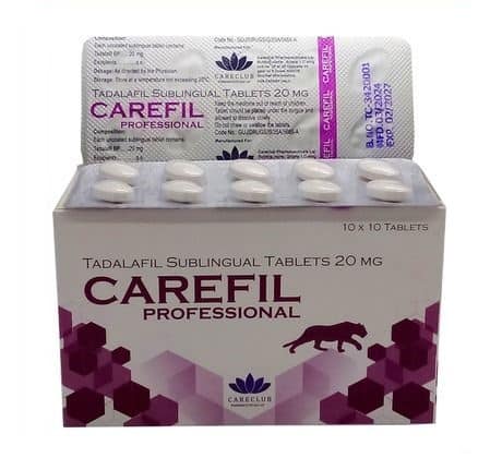 Carefill Professional Tadalafil Professional 100 comprimidos Farmacia UE