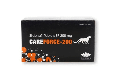 Careforce BP 200 mg Sildenafil BP 100 comprimidos Farmacia UE