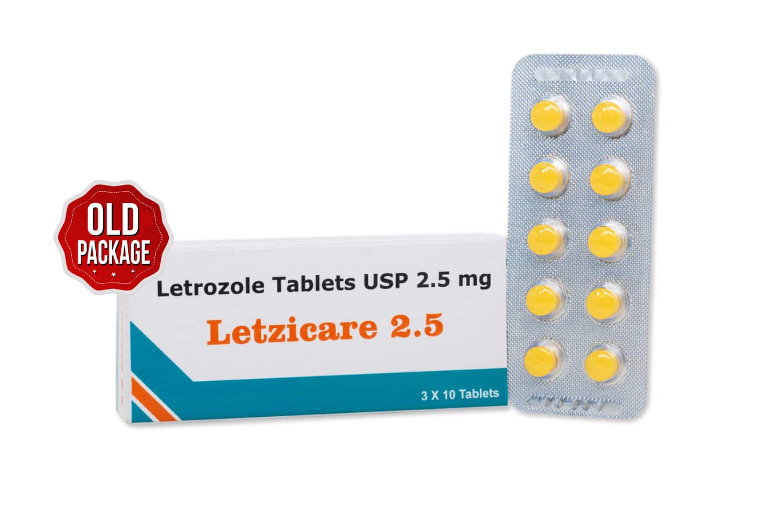 LETZICARE Letrozol Comprimidos 2,5 mg 3×10 1