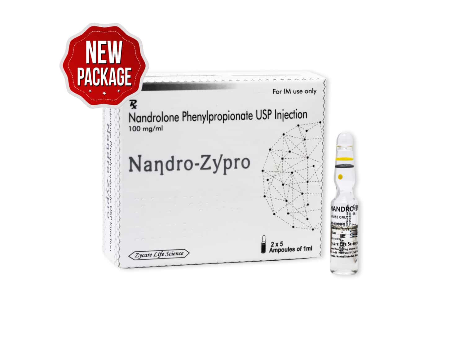 NANDRO ZYPRO Fenilpropionato de Nandrolona Inyectable 100 mg 1×10 1
