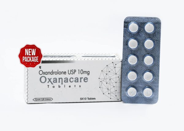 OXANACARE Tabletas de Oxandrolona 10mg 5×10 1