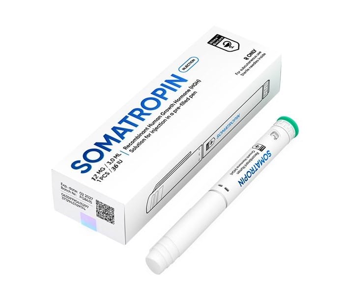 PEN HGH Somatropina Líquida 36iu 12mg 3ml HILMA