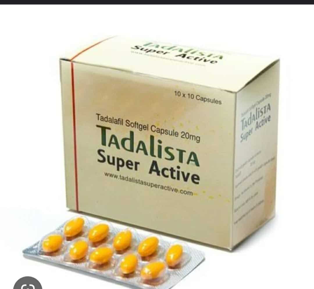 Tadalista Super Active Tadaladil Cápsulas de gelatina blanda 20 mg 100 comprimidos Farmacia UE
