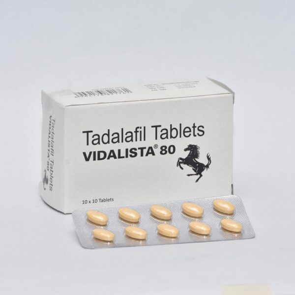 Vidalista 80 mg Tadalafilo Comprimidos 100 comprimidos Farmacia UE