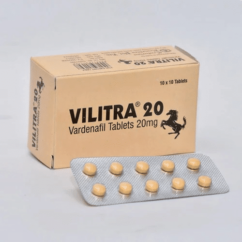 Vilitra 20 mg Vardenafilo 100 comprimidos Farmacia UE