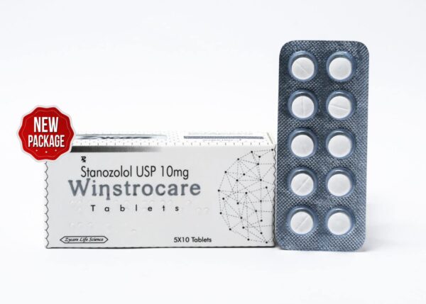 WINSTROCARE Comprimidos de estanozolol USP 10 mg 5 × 10 1