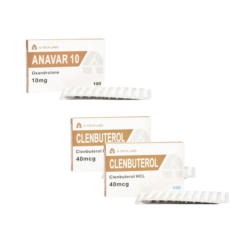 Paquete avanzado para bajar de peso para mujeres Anavar Clenbuterol 8 semanas A Tech