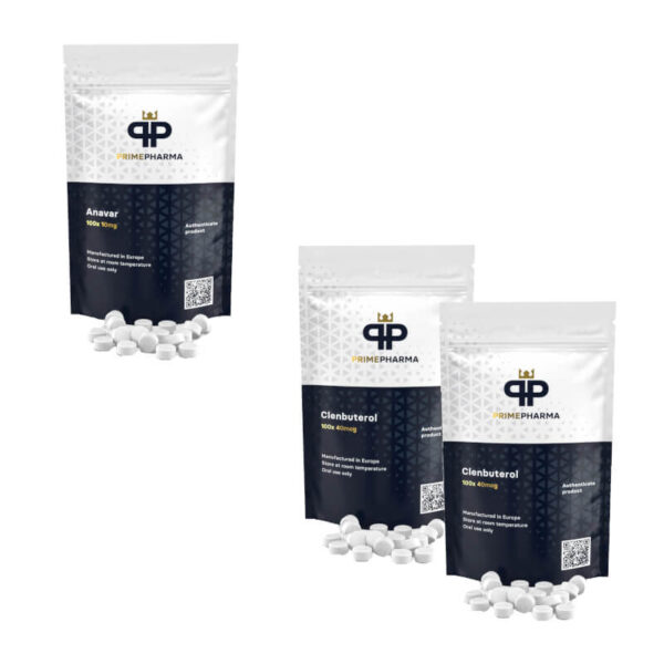 Paquete avanzado para la pérdida de peso para mujeres: Anavar Clenbuterol 8 semanas Prime Pharma