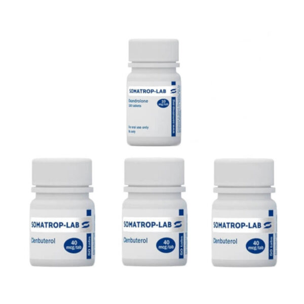 Pack avanzado para pérdida de peso para mujer con Anavar y Clenbuterol de Somatrop Lab por 8 semanas