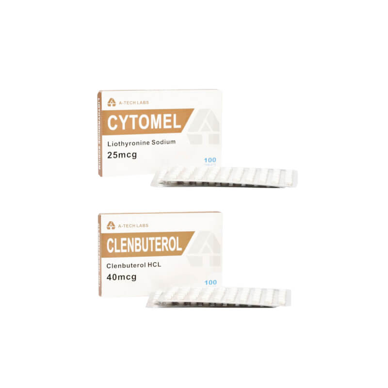 Paquete para bajar de peso para mujeres A TECH LABS CLENBUTEROL + T3 (8 semanas)