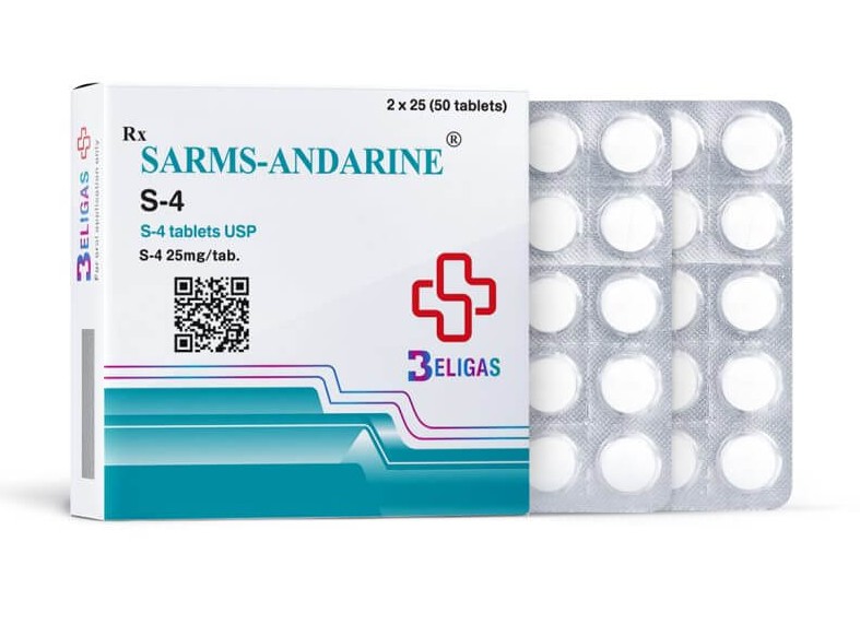 Sarms Andarine 25 mg 50 comprimidos beligas