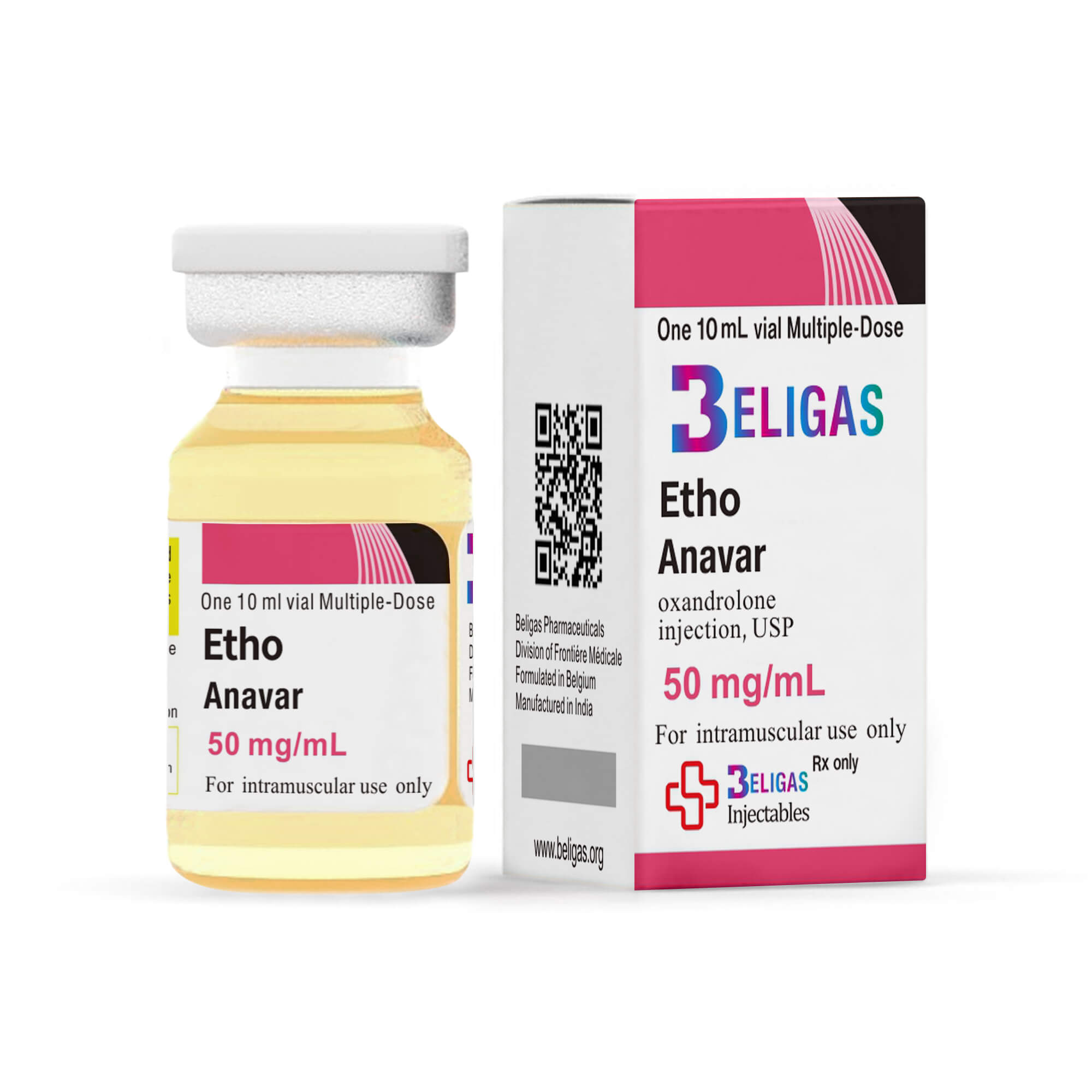 Anavar Pro (inyectable) 50 mg/ml Beligas (internacional)