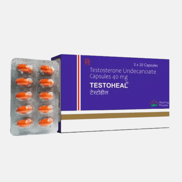 Testoheal 40 mg (cápsulas de undecanoato de testosterona) Driada Medical