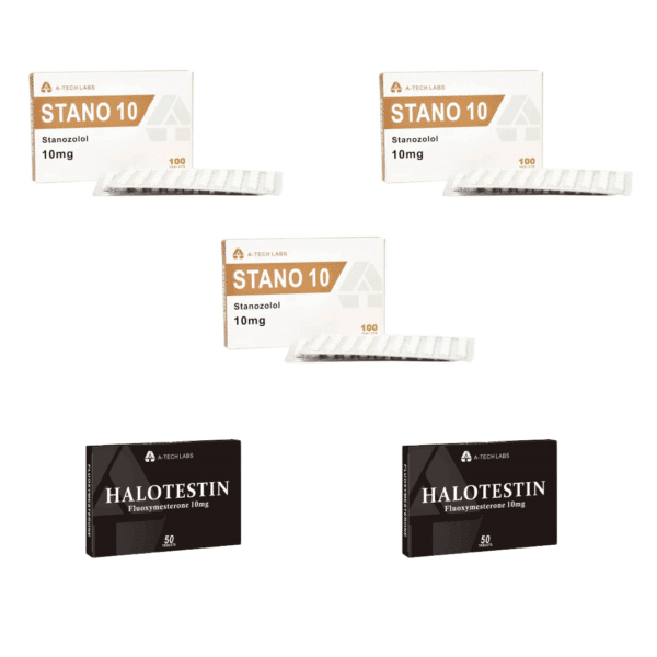 Paquete de resistencia Halotestin Winstol A tech