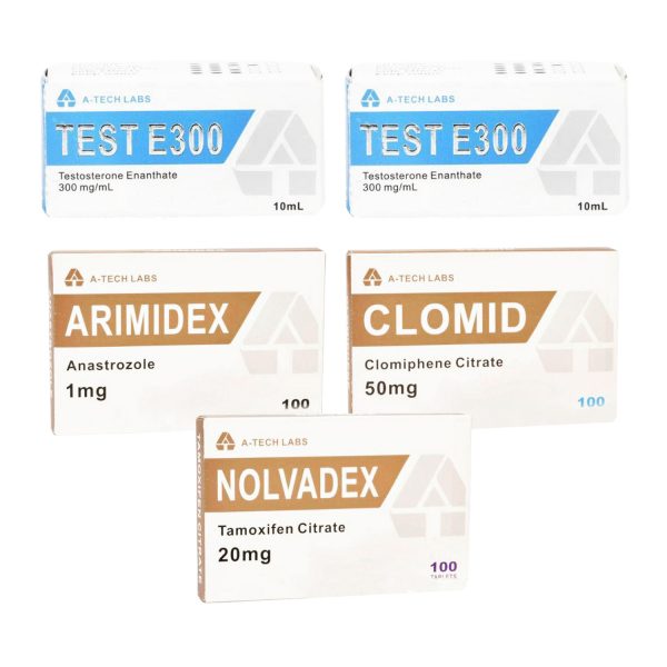 PAQUETE DE INYECCIÓN MASIVA DE ENANTATO 300 PCT PROTECCIÓN 8 SEMANAS A Tech Labs