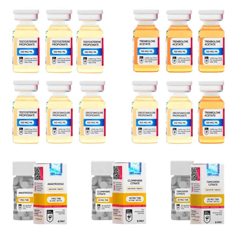 PAQUETE SECO EXTREMO Test P Tren A Mast P 10 semanas HILMA