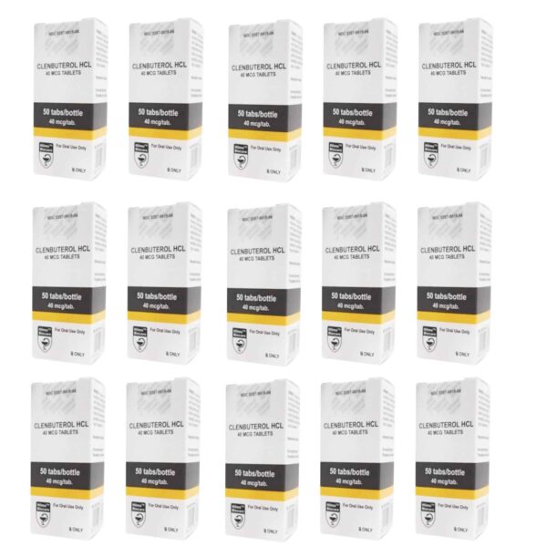 Paquete de clorhidrato de clenbuterol Hilma