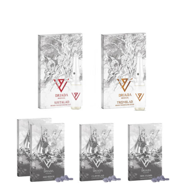 Pack masa magra 10 semanas Sustanon Tri Tren Driada Medical 1