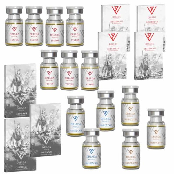 Pack ganancia de masa extrema TEST E DECA TREN A DIANABOL 16 semanas DRIADA