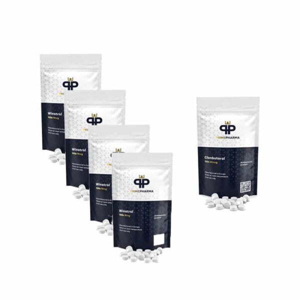 Paquete para definir músculos 10 semanas Clenbuterol Winstrol Prime Pharma
