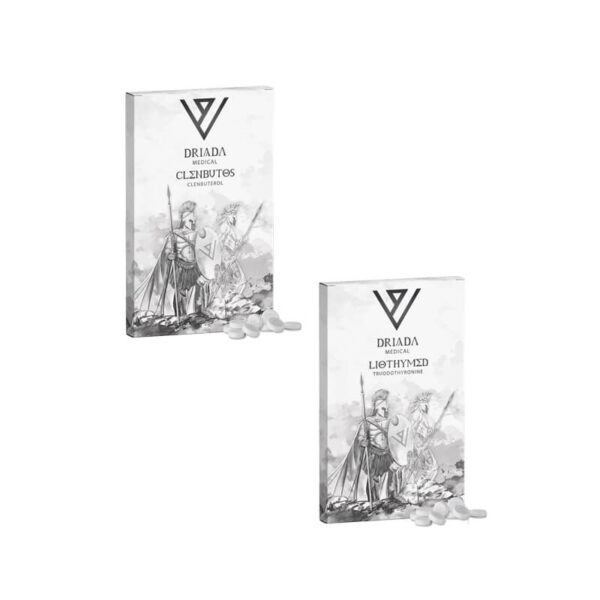 Paquete de definición muscular de 8 semanas con Clenbuterol Cytomel Driada