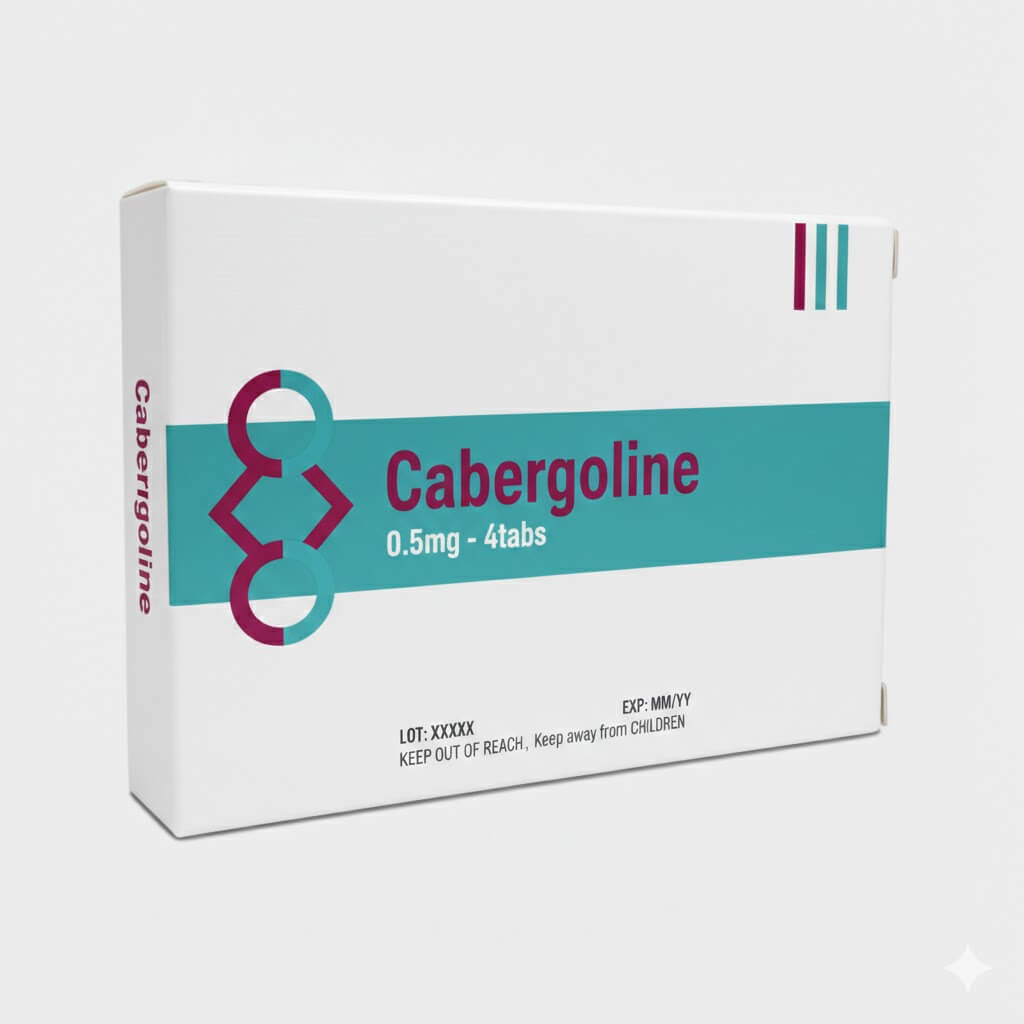 CABERGOLINA 0,5 MG 4 COMPRIMIDOS