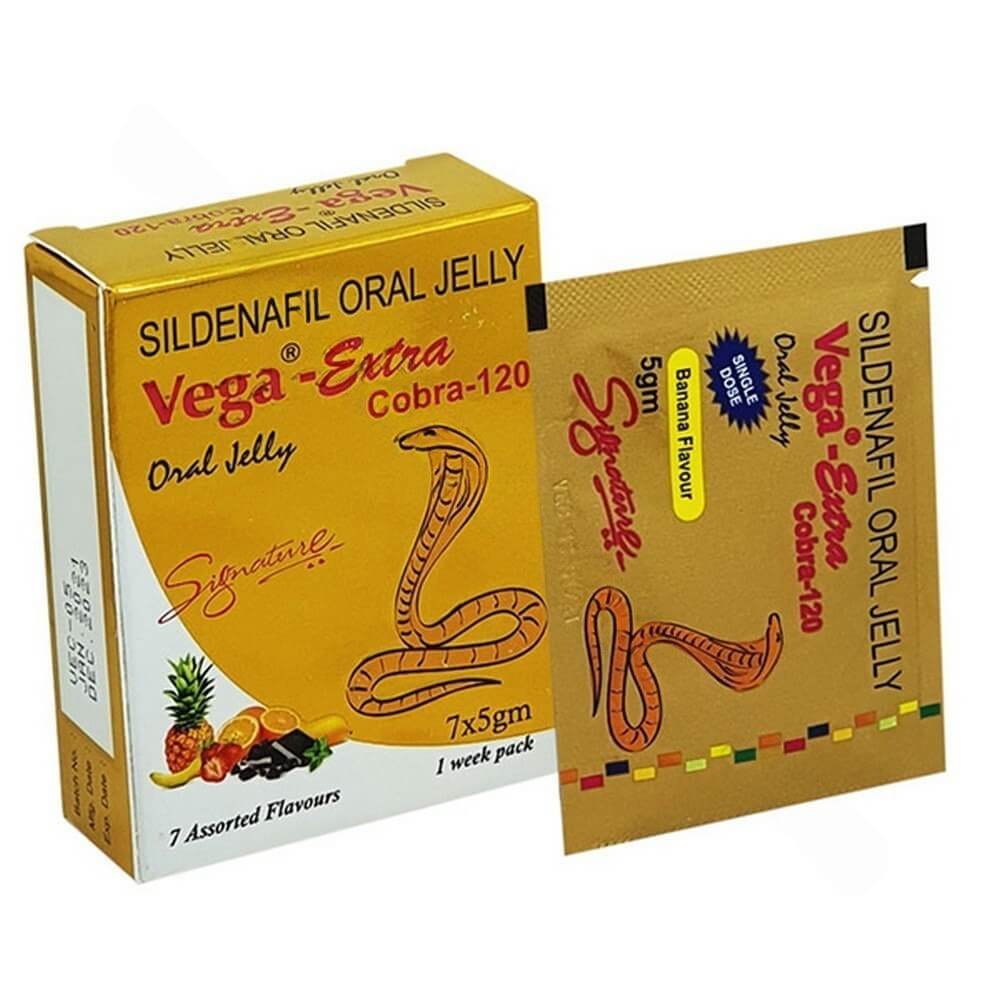 Caja de gelatina Cobra de 120 mg