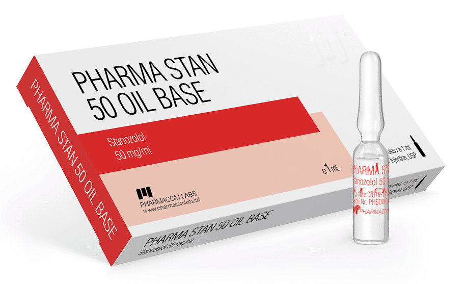 Pharmastan 50 ampollas (10 x 1 ml x 50 mg) PHARMACOM