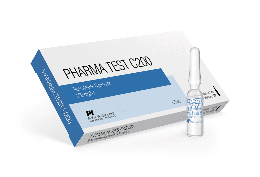Pharmatest C 200 Ampollas (10 x 1 ml x 200 mg) PHARMACOM