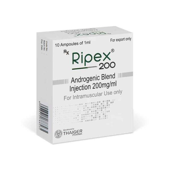 RIPEX 200 MG (MEZCLA ANDROGÉNICA) 10 AMPOLLAS THAIGER PHARMA