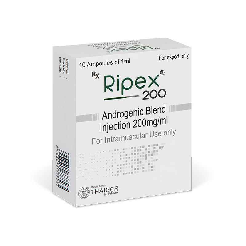 RIPEX 200 MG (MEZCLA ANDROGÉNICA) 10 AMPOLLAS THAIGER PHARMA
